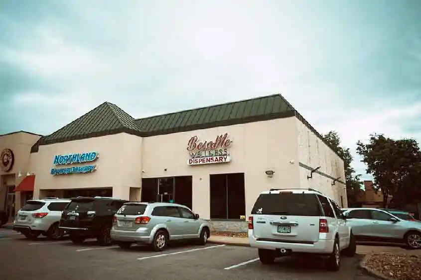 Exterior of a BesaMe cannabis dispensary