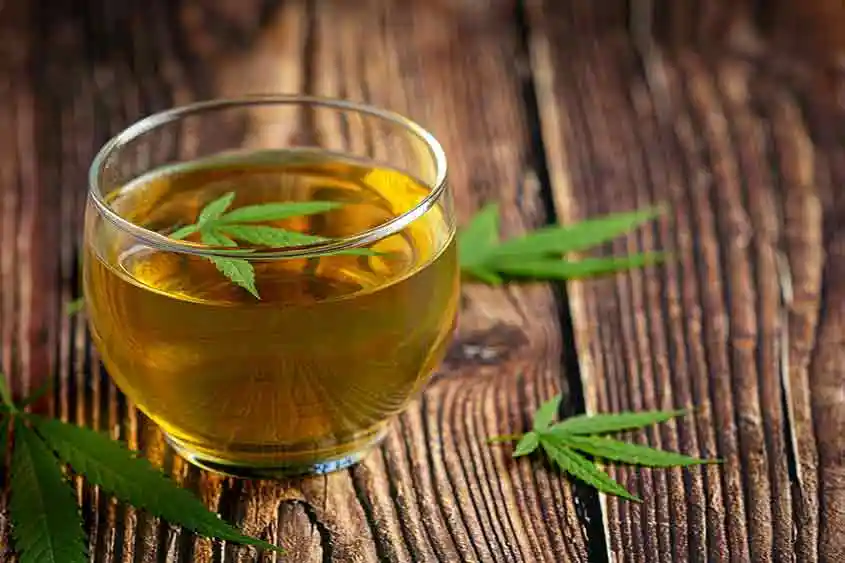 Cannabis infused tea